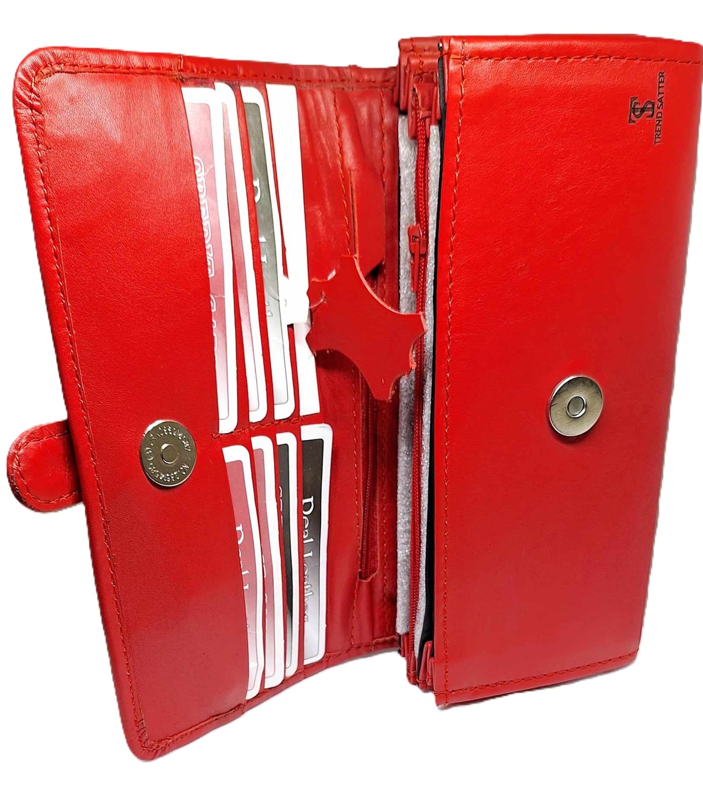 Luxury Real Leather Handbag & Wallet for Women – Stylish Clutch with Multiple