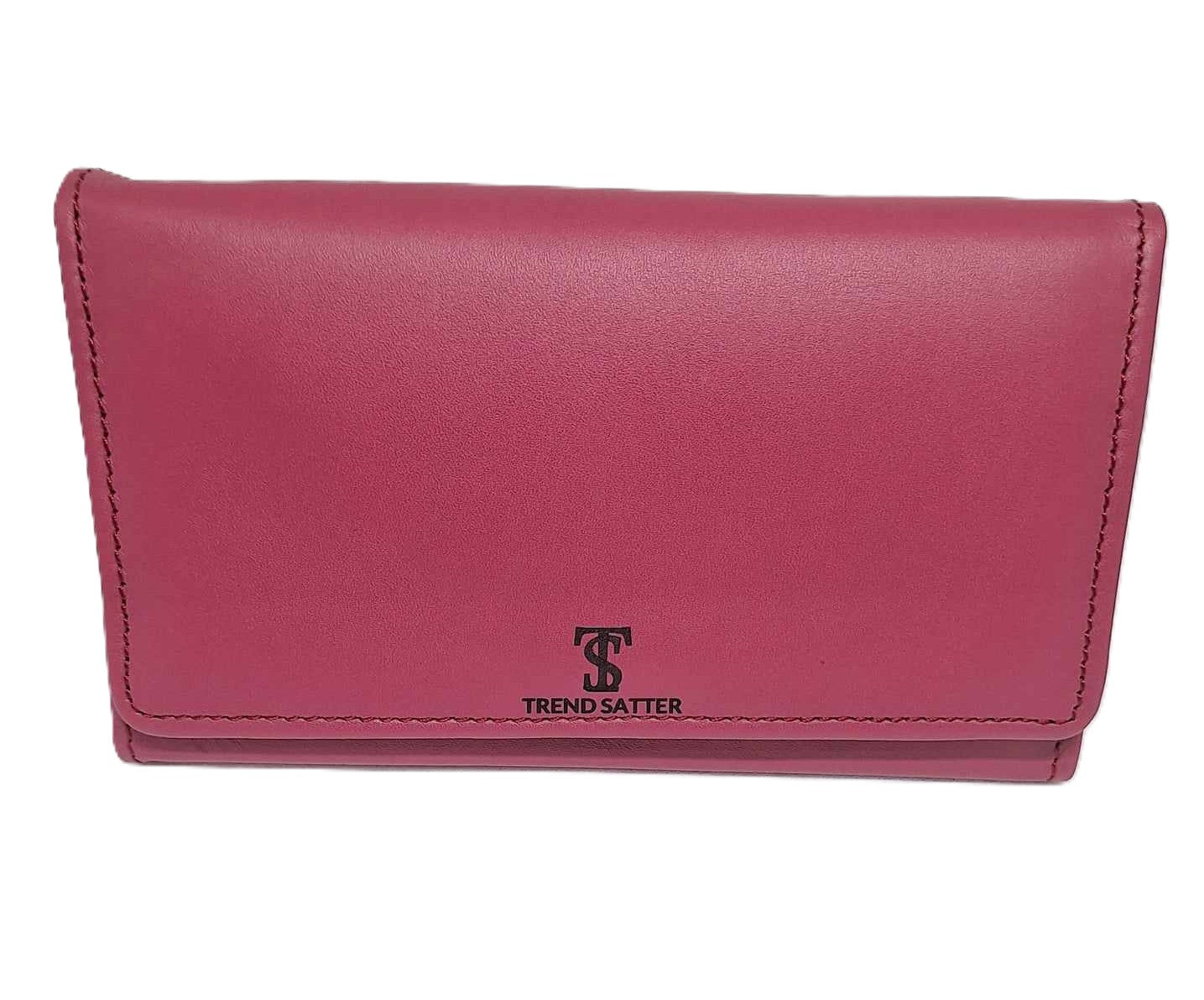 Stylish OSO Real Leather Women's Wallet Handbag – Compact & Chic with Multiple