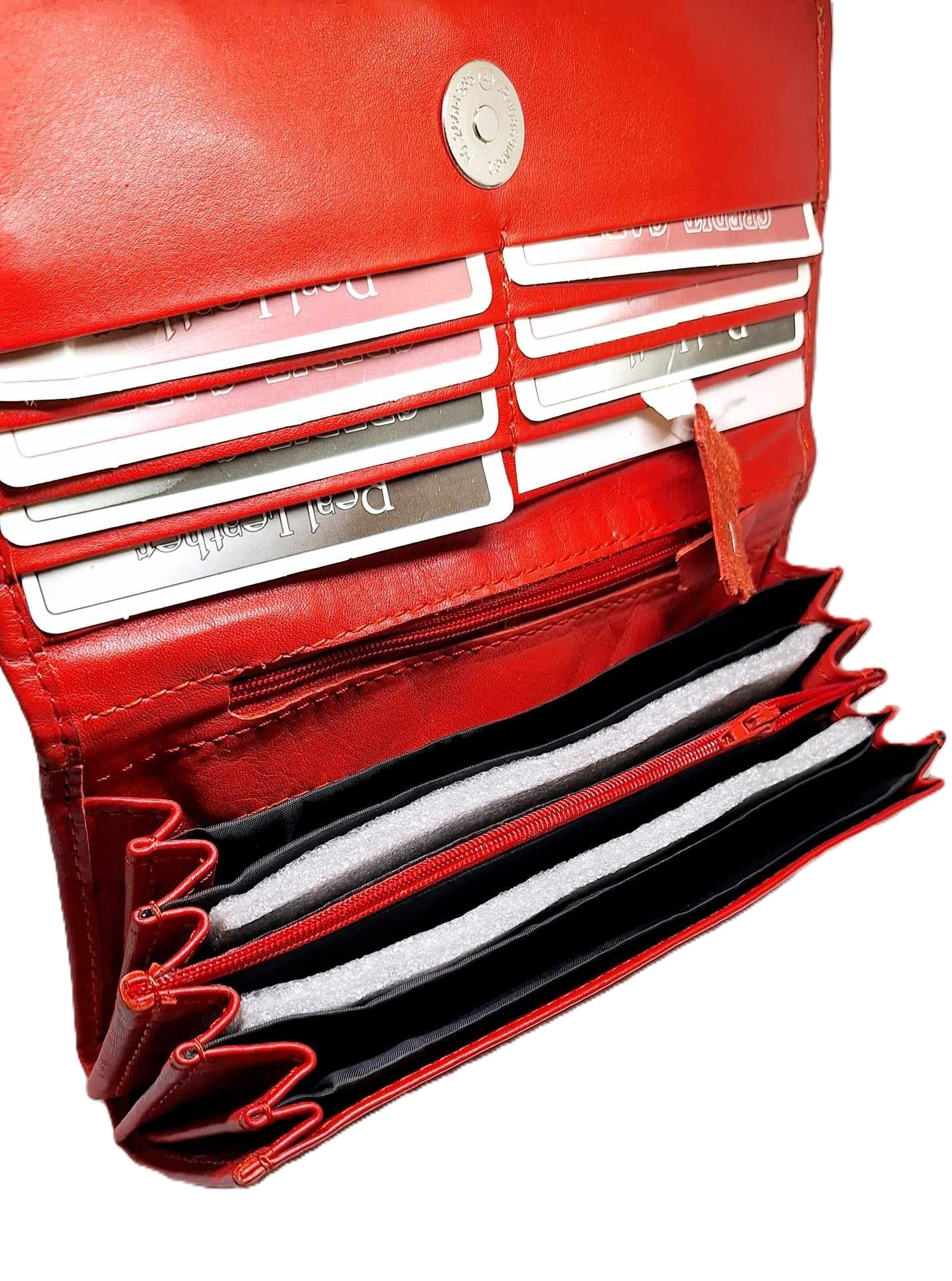 Luxury Real Leather Handbag & Wallet for Women – Stylish Clutch with Multiple