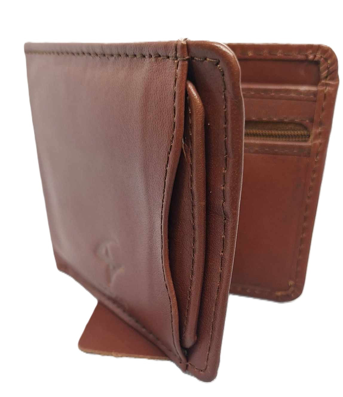 Mens Designer Sheepskin Wallet - Genuine Soft Leather, High Quality & Durable