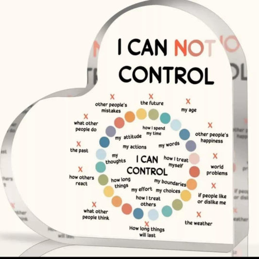 Mental Health Inspirational Gift – Acrylic Heart with Motivational Quote for Anxiety & Therapy Support - Epic Entertainers