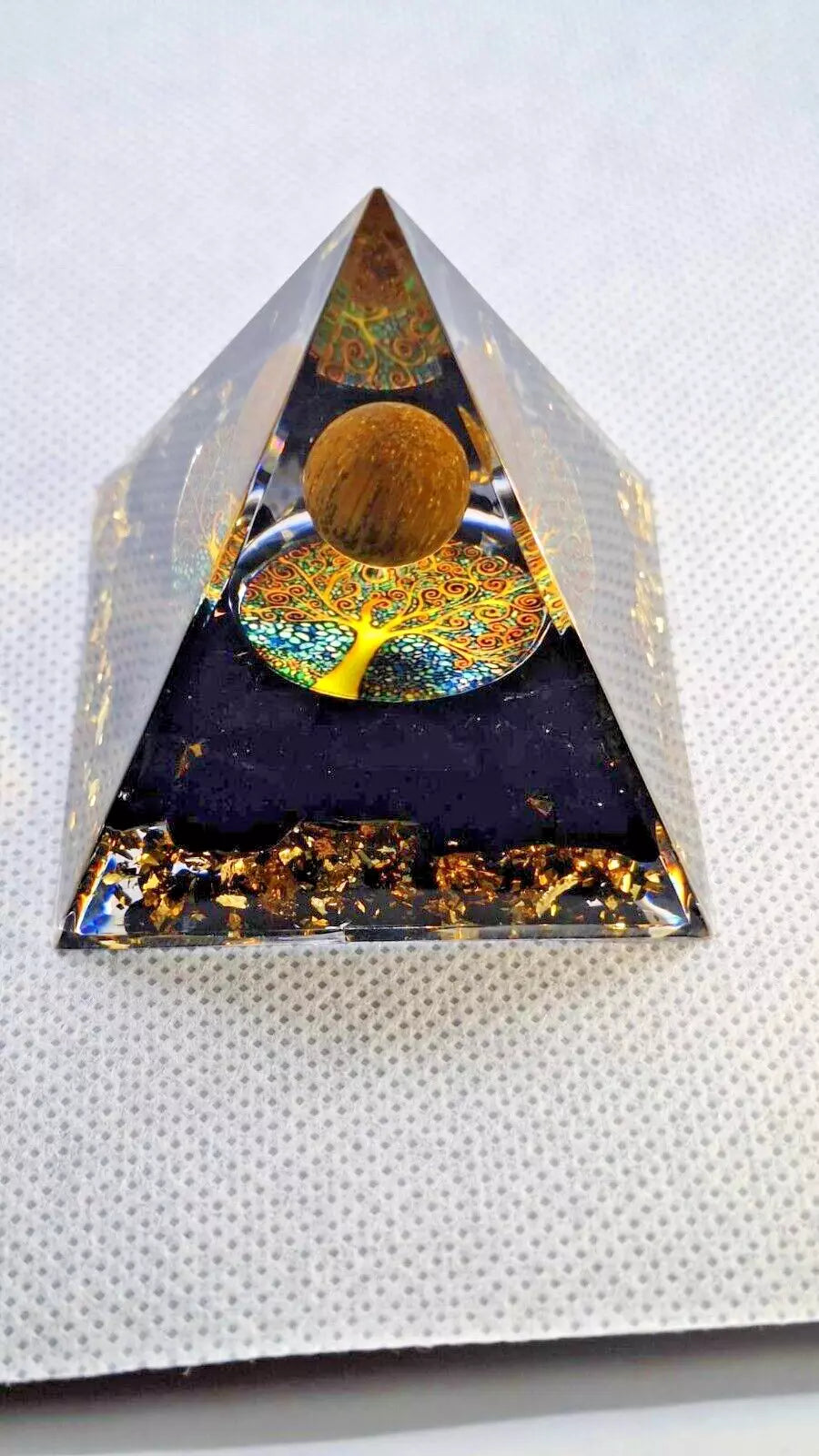 Tiger’s Eye Pyramid for Energy Healing Kit - Epic Entertainers