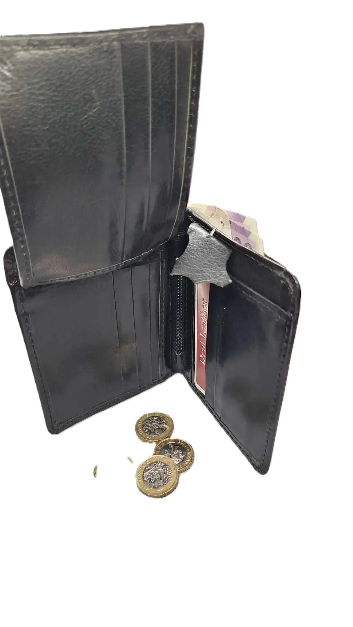 Men's Genuine Leather Wallet – Designer Sheepskin, Soft & Durable - Epic Entertainers