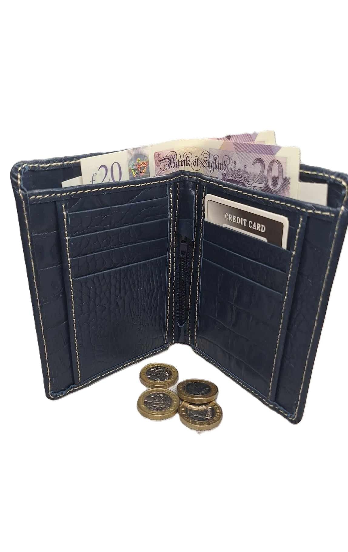 Men's Crocodile Leather Wallet – Designer, Genuine & Durable - Epic Entertainers