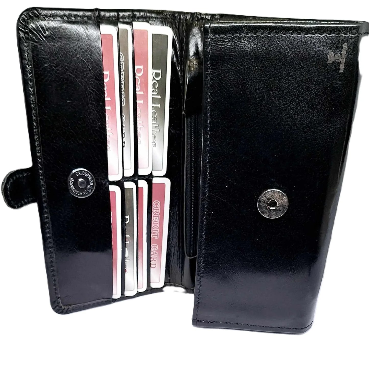 Leather Wallet for Women – Elegant Clutch with Card Slots - Epic Entertainers