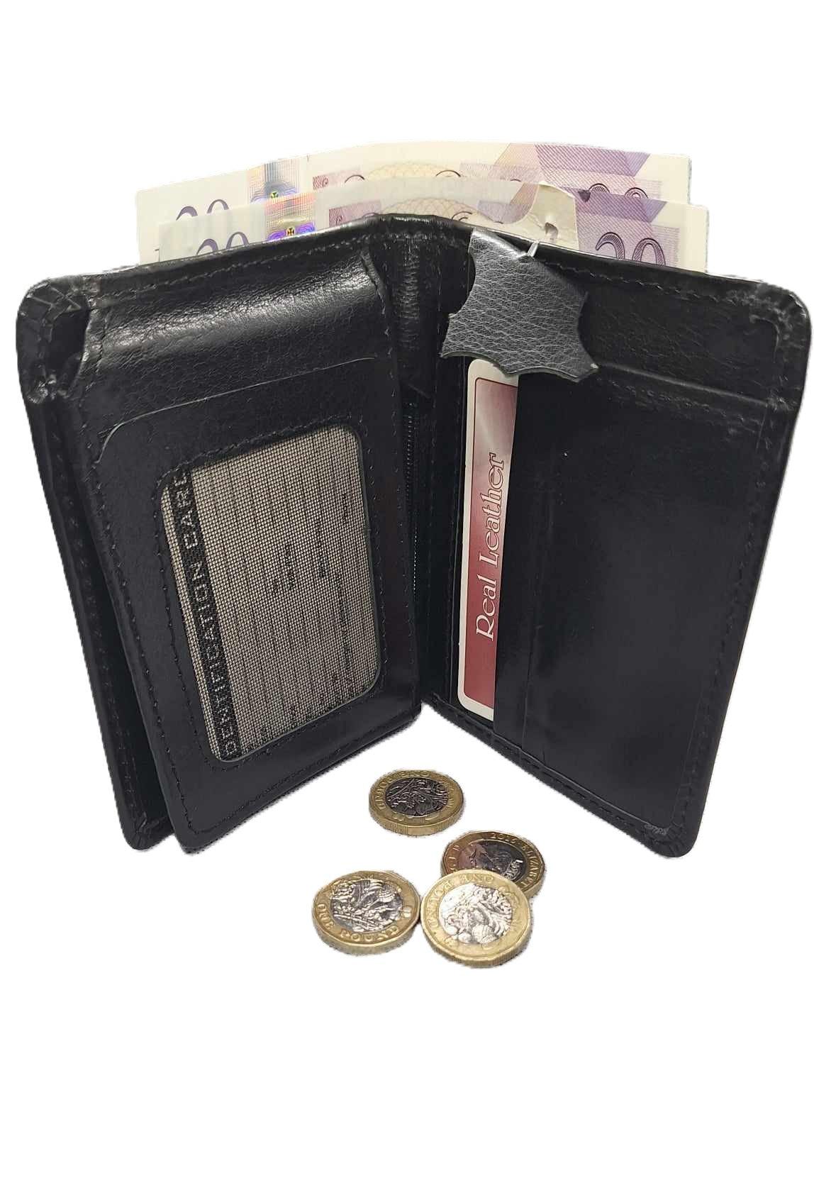 Men's Genuine Leather Wallet – Designer Sheepskin, Soft & Durable - Epic Entertainers