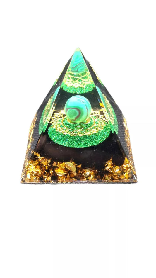 Reiki Meditation Pyramid Kit with Natural Crystals - Epic Entertainers