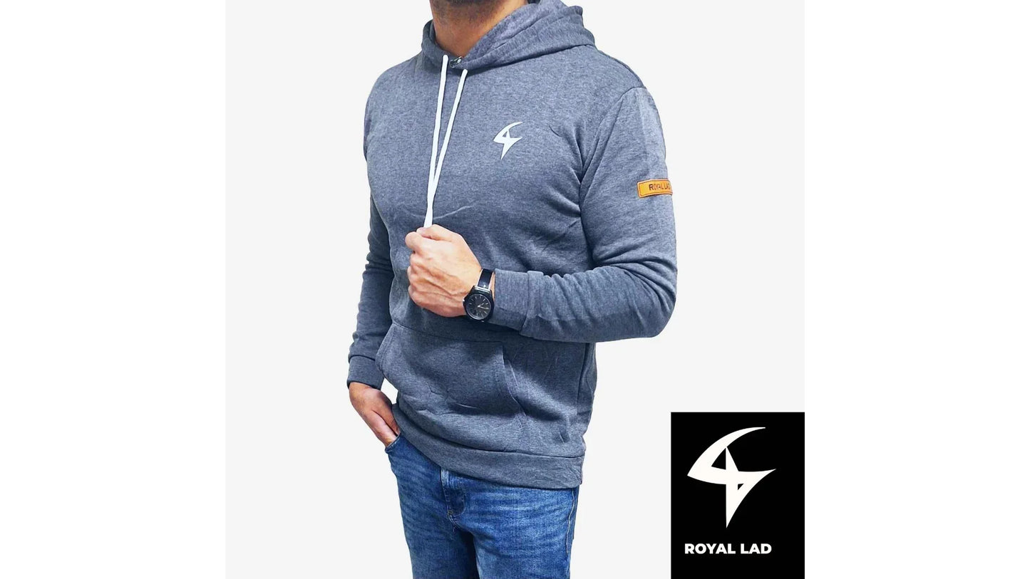 Men's Lightweight Pullover Hoodie - Stylish Casual Wear for Everyday Comfort & Gym Sports Grey - Epic Entertainers