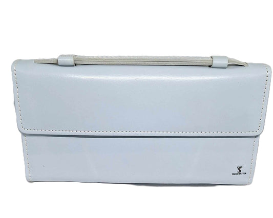 Stylish Genuine Leather Handbag for Women | Compact Clutch with Wallet & Cards