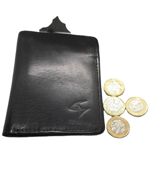 Men’s Designer - Sheepskin Genuine Leather Wallet - Soft & Durable High Quality