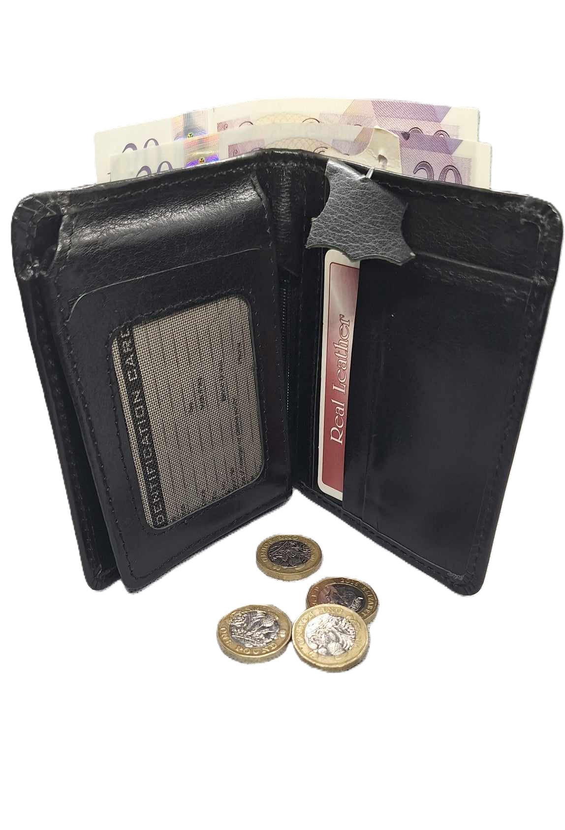 Men’s Designer - Sheepskin Genuine Leather Wallet - Soft & Durable High Quality