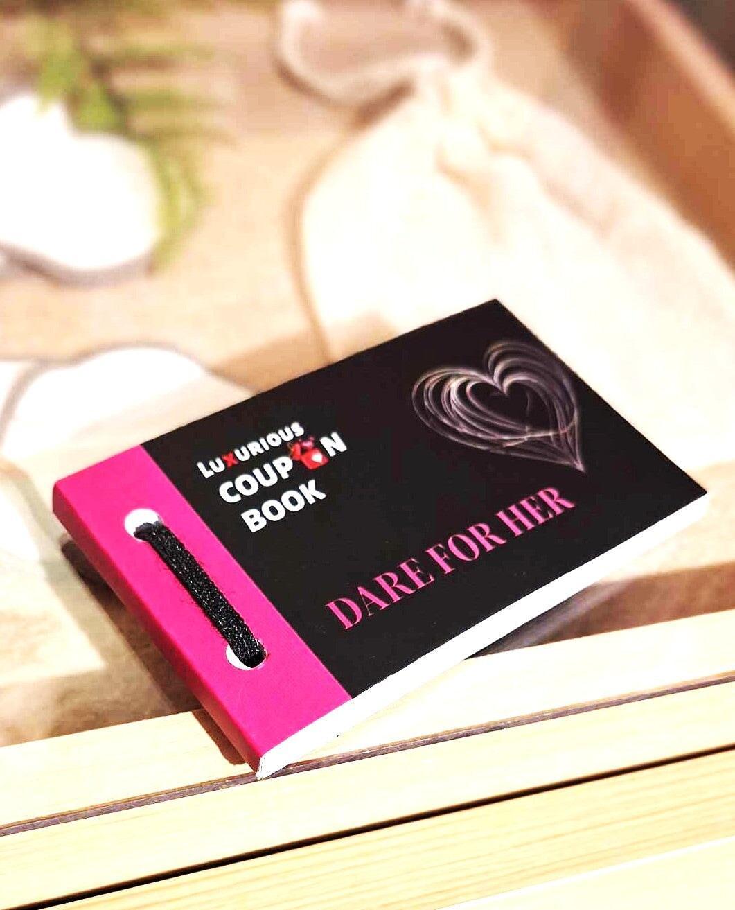 Dare for Her Coupon Book - Unique Fun & Experiences for Couples - Gift For Her- Perfect Valentine’s Day Gift & Relationship-Building Activity Cards - Epic Entertainers