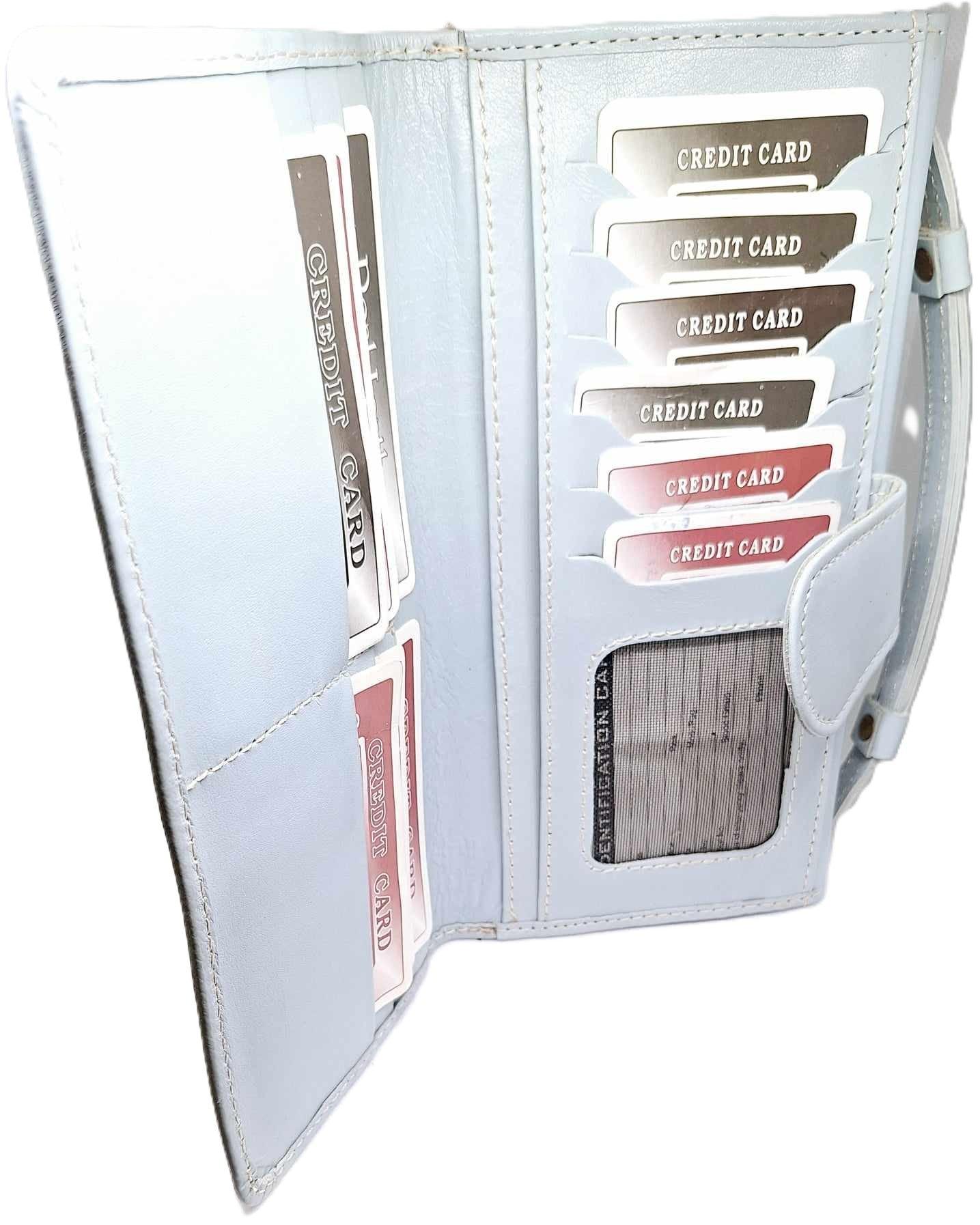 Genuine Leather Handbag for Women – Compact Clutch with Wallet & Card Slots - Epic Entertainers