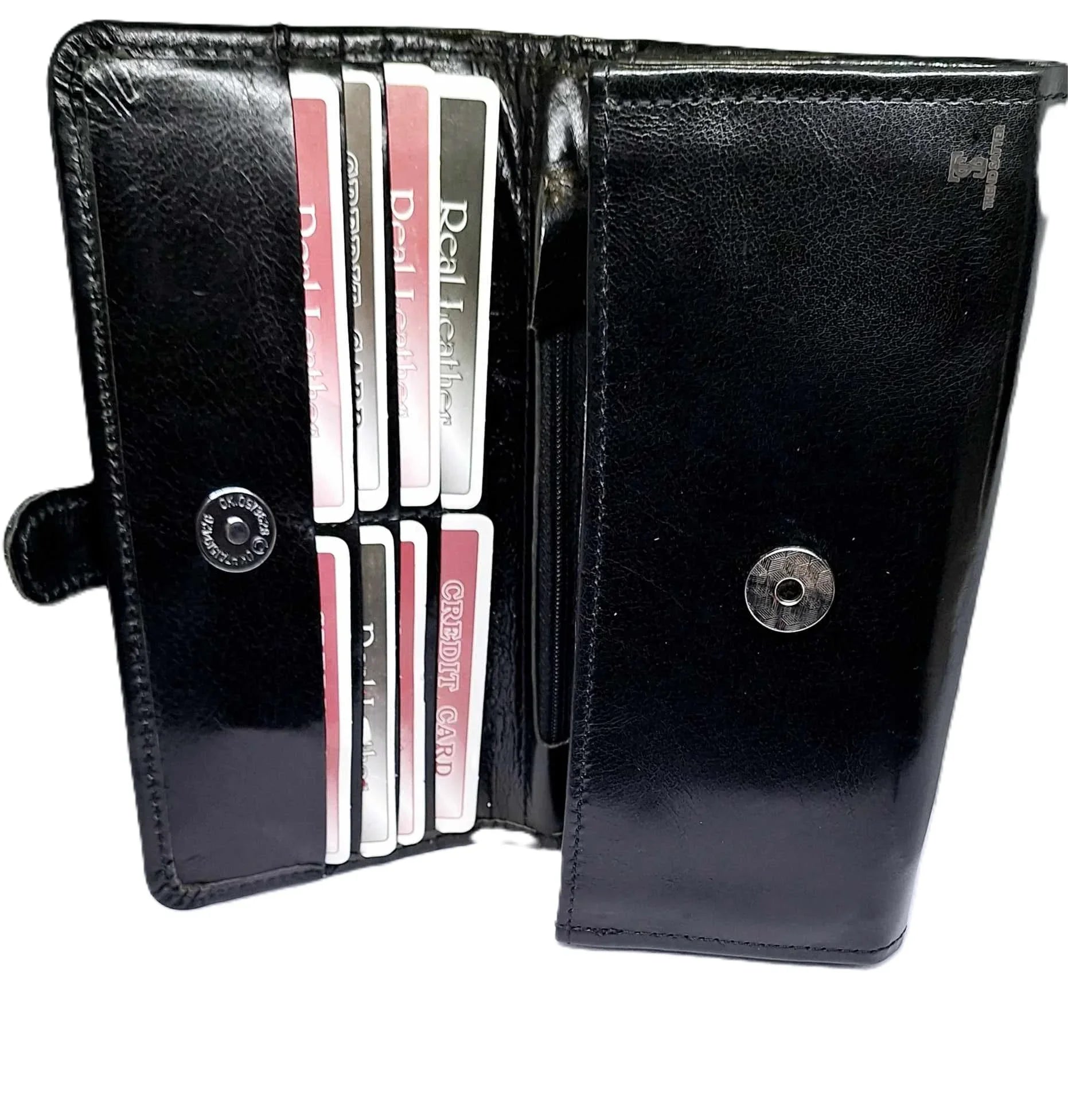 Leather Wallet for Women – Elegant Clutch with Card Slots - Epic Entertainers
