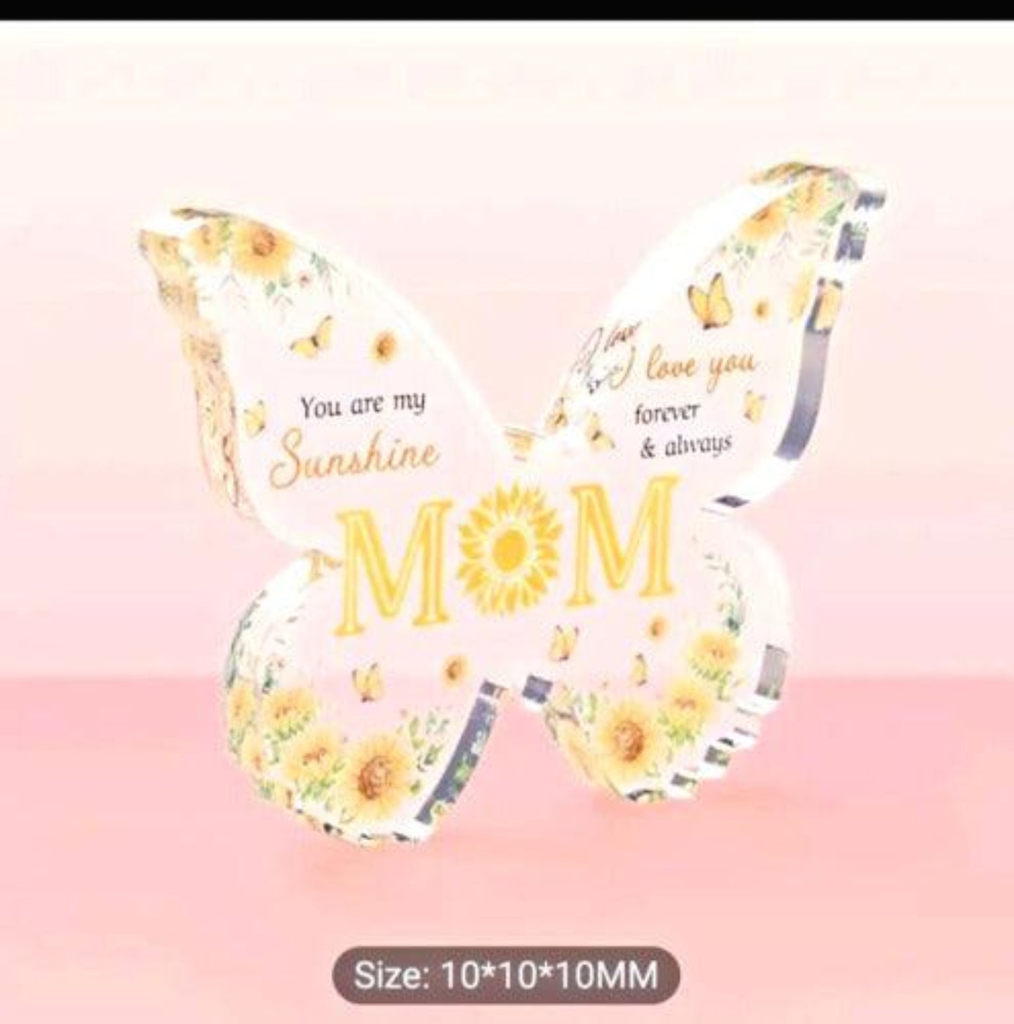 Acrylic Butterfly Plaque – Personalized Mother’s Day Gift for Mum | Best Mum Appreciation Keepsake - Epic Entertainers