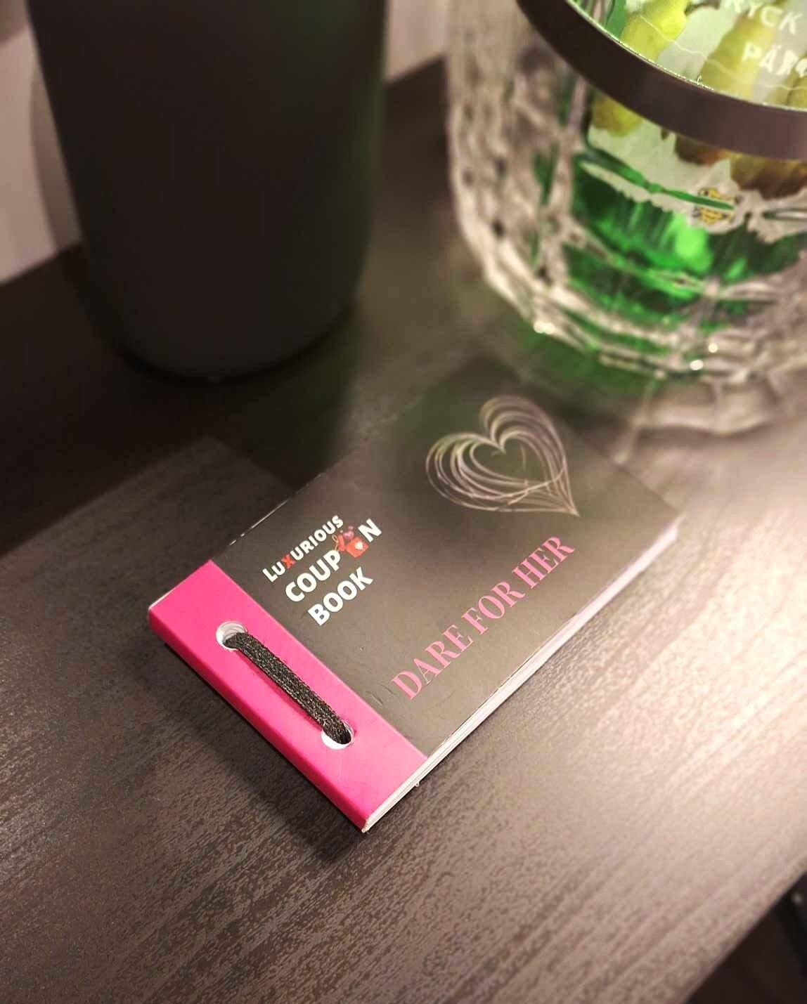 Dare for Her Coupon Book | Fun & Romantic Experience Vouchers for Couples | Perfect Valentine’s Day Gift & Relationship-Building Activity Cards - Epic Entertainers