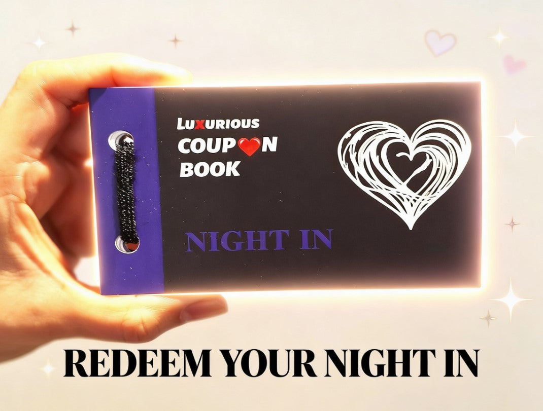 Personalised Couple Gift – Night In Coupon Book