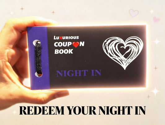 Personalised Couple Gift – Night In Coupon Book