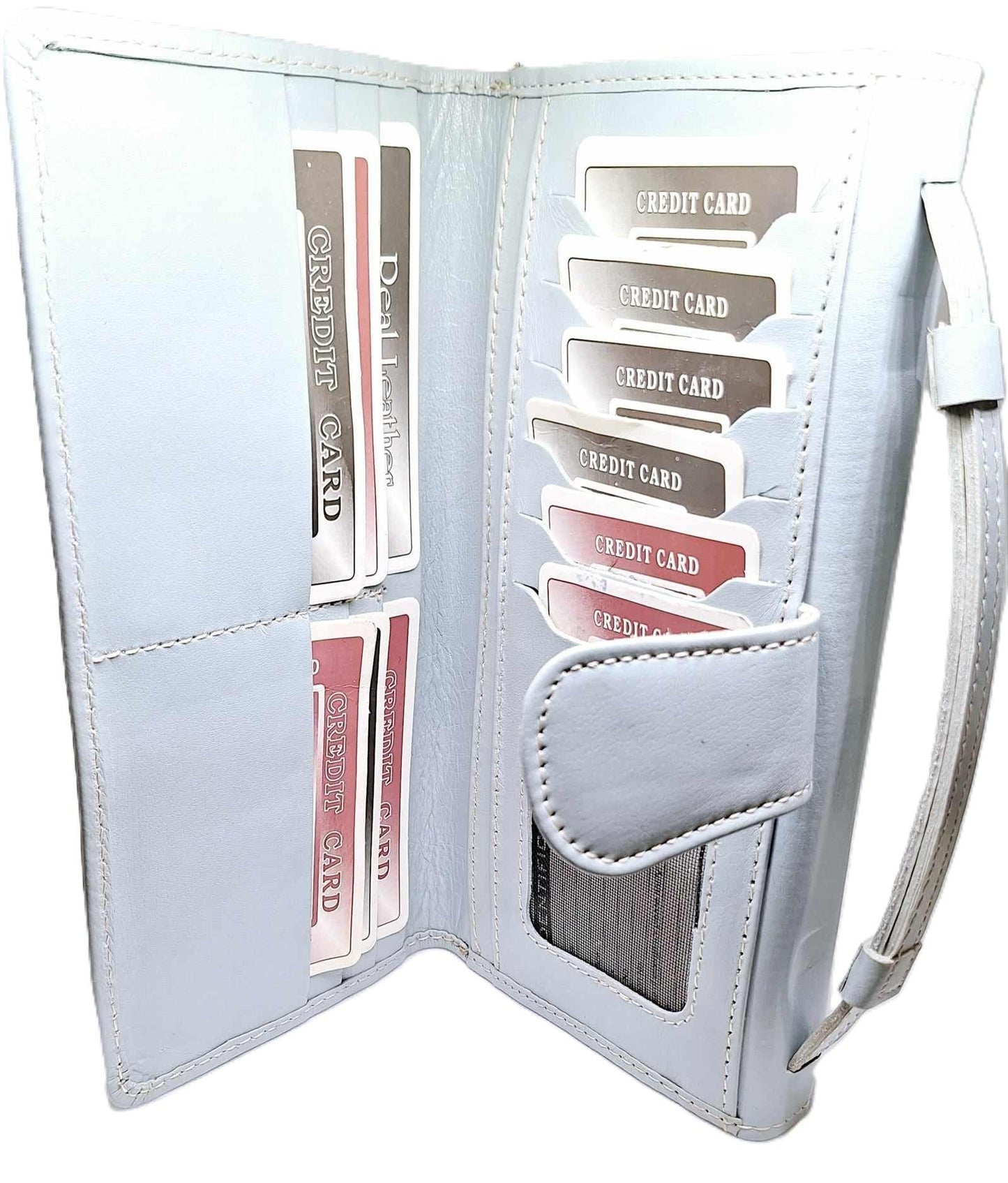 Genuine Leather Handbag for Women – Compact Clutch with Wallet & Card Slots - Epic Entertainers