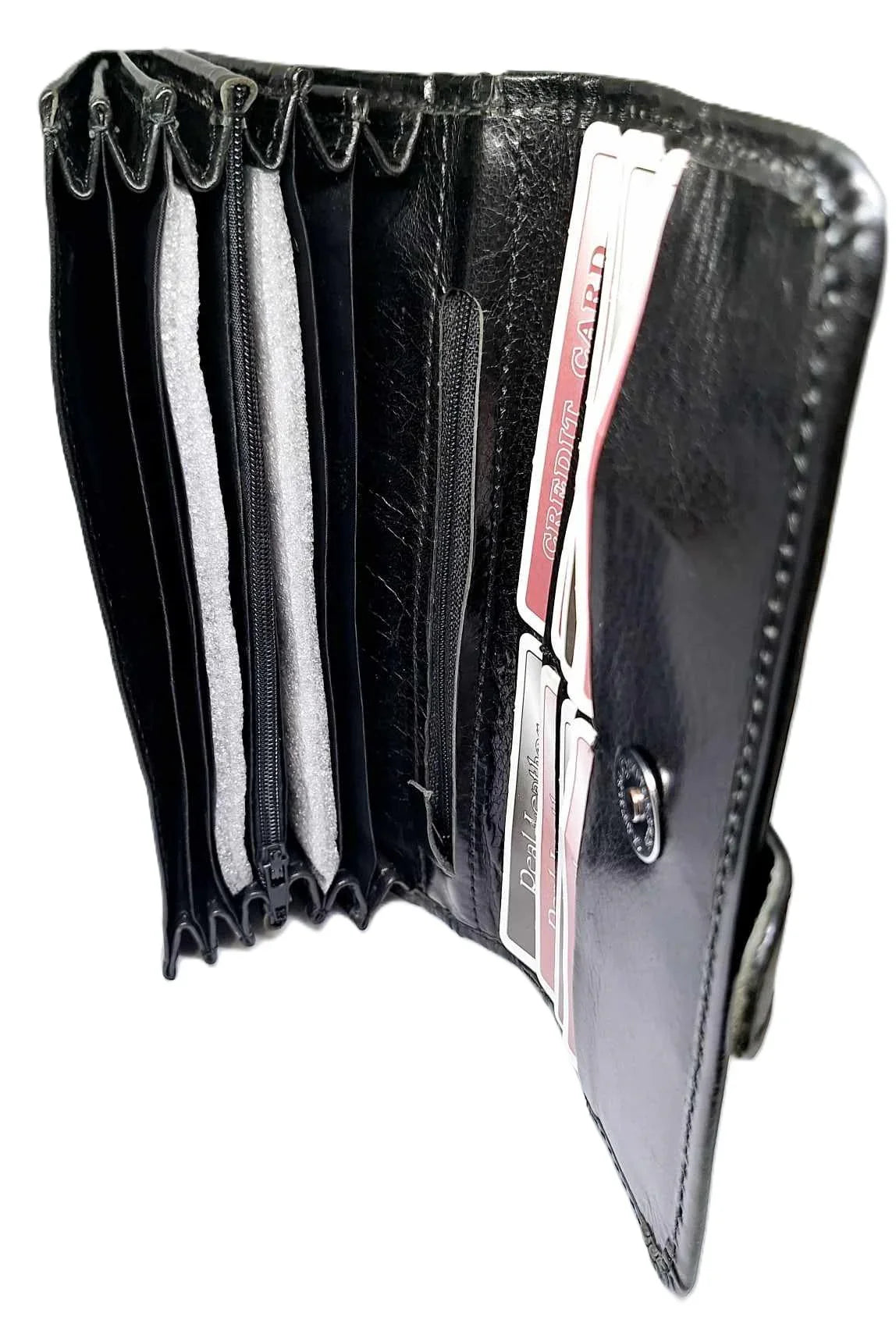 Leather Wallet for Women – Elegant Clutch with Card Slots - Epic Entertainers
