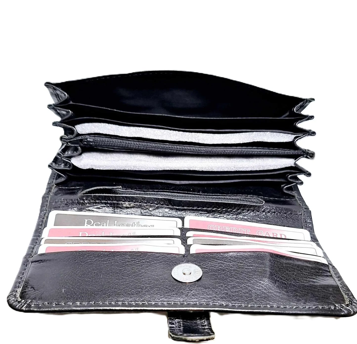 Leather Wallet for Women – Elegant Clutch with Card Slots - Epic Entertainers