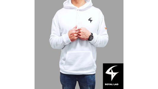 Men's Lightweight Pullover Hoodie - Stylish Casual Wear for Everyday Comfort & Gym Sports White