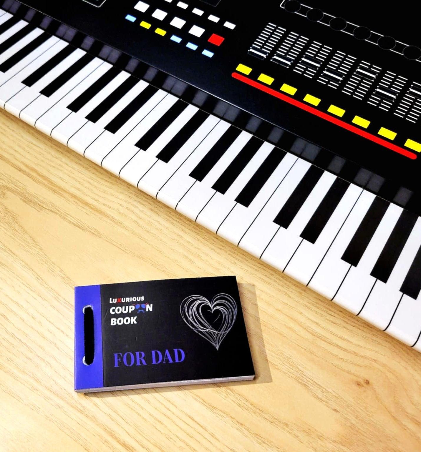 Dad Coupon Book | Funny & Sentimental IOU Coupons for Dad | DIY Make Your Own Dad Coupons with 3 Blank Coupons - Epic Entertainers