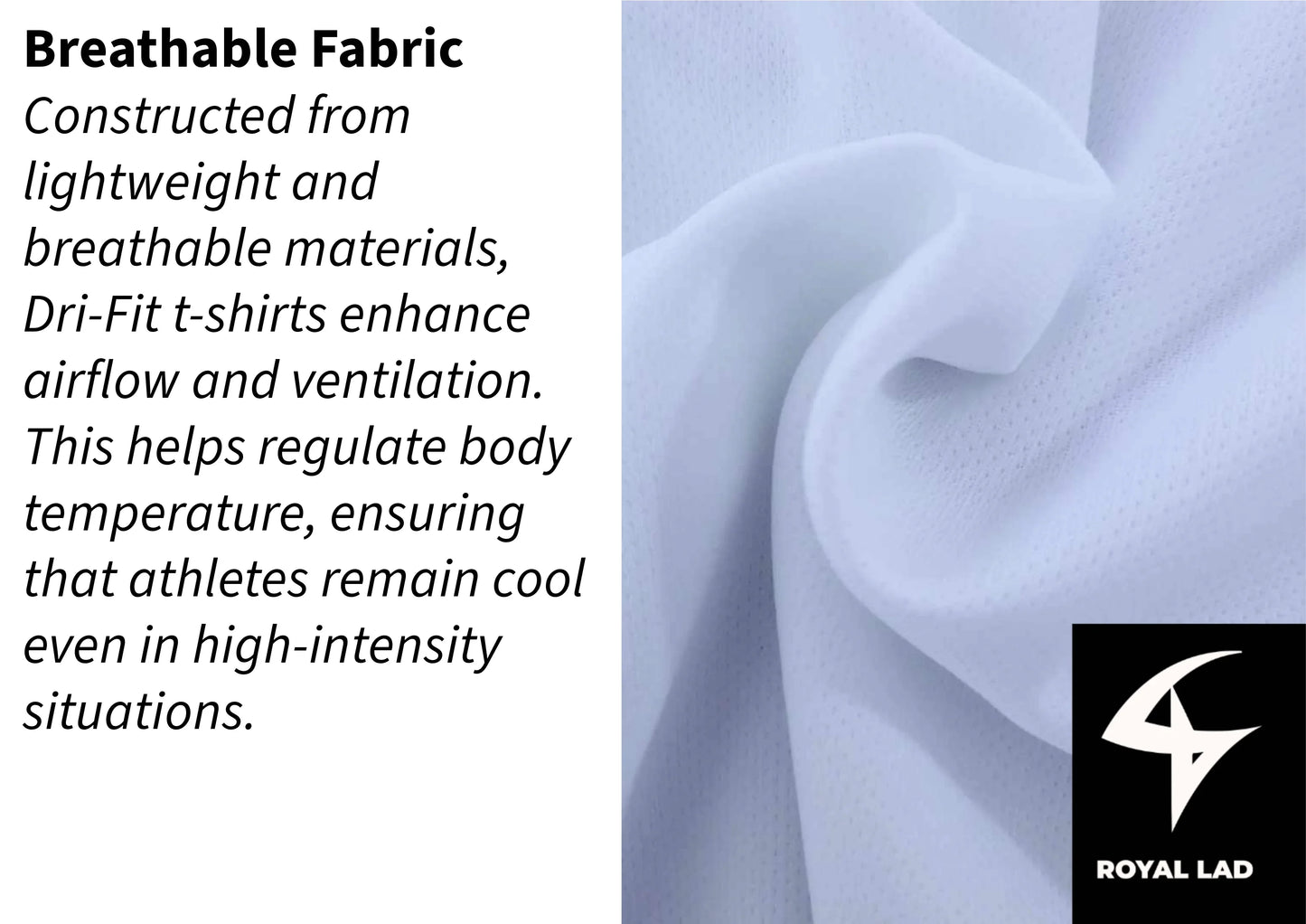 Men's White Dri-FIT Workout Shirt – Lightweight Performance Tee for Gym & Training - Epic Entertainers