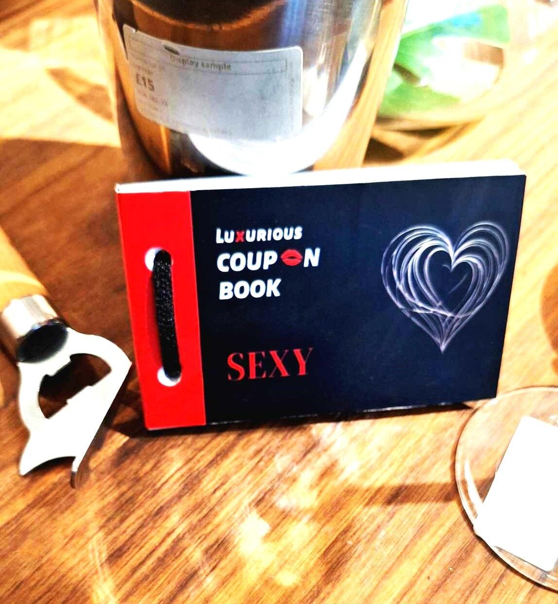 Sexy Coupon Book | Spice Up Your Sex Life | Vouchers for Couples, Him & Her | Adult Game for Valentine’s Day, Birthdays & More (18+) - Epic Entertainers