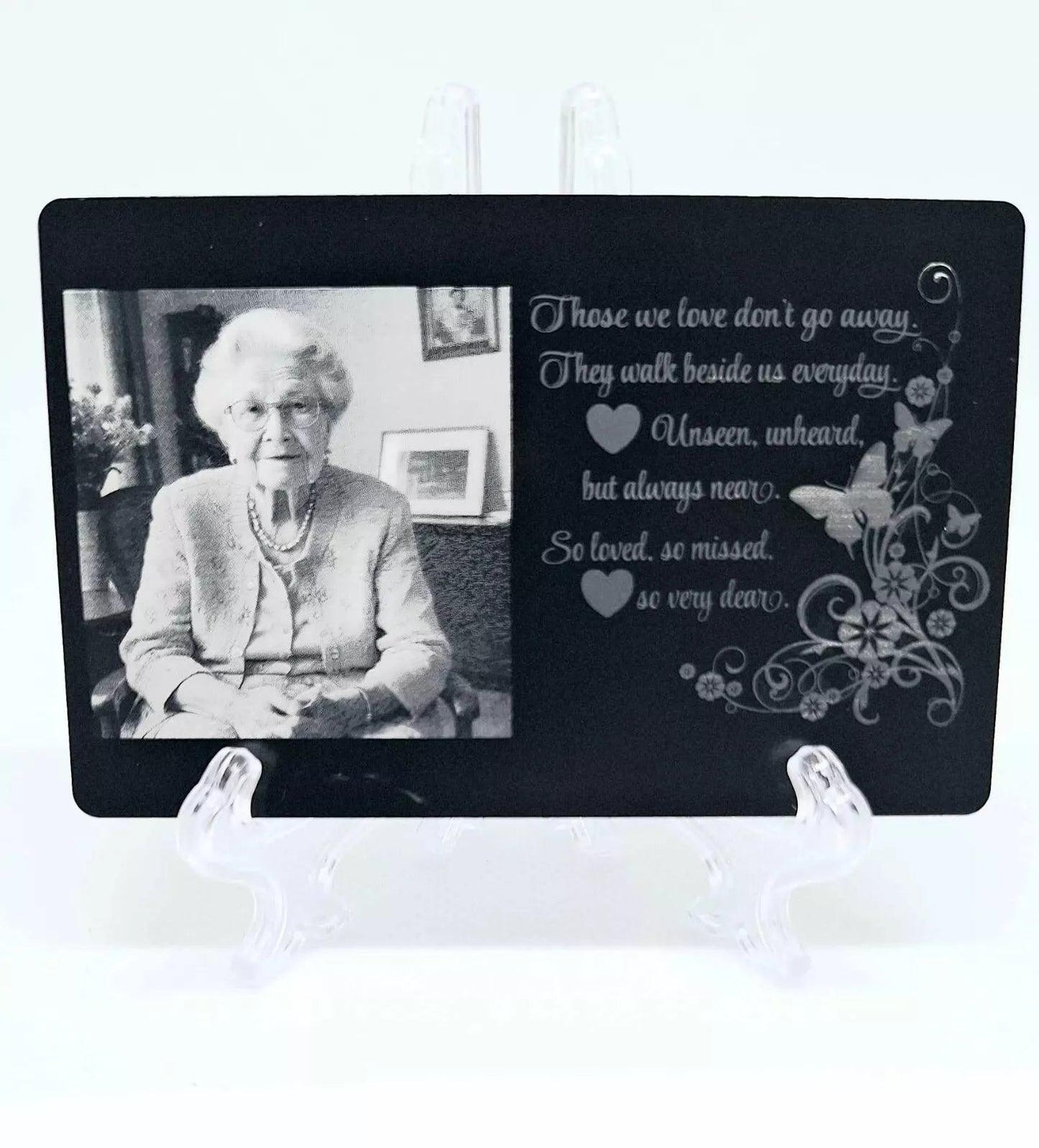 Personalised Metal Photo & Text Keepsake Card-Custom Wallet Gift-Memories - Epic Entertainers